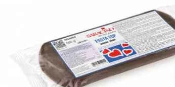 Marrone 500 gr. Pasta di zucchero Top Saracino