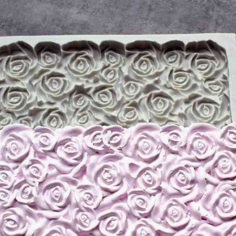 Grande Bordo Rose di 16 x 11. Stampo in silicone