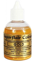 Oro  60 ml. Colorante liquido anche per Aerografo. Sugarflair