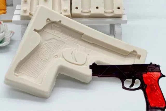 Grande Pistola di 11 cm. Stampo in silicone