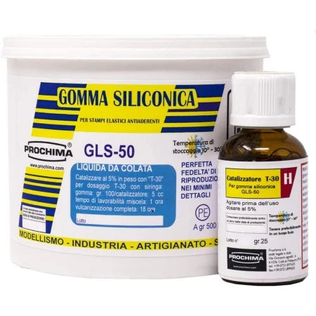 Gomma Siliconica da colata 1 Kg. NOVITA' !! PROFESSIONALE