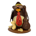 UOVO DI PASQUA PINGUINO “ IL CHITARRISTA ”