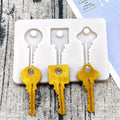 Chiave realistica. Stampo in silicone di 3 tipi di chiavi. Key Silicone Mold