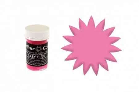 Rosa Baby. Linea Pastello. Colorante in Gel concentrato. Baby Pink. Sugarflair