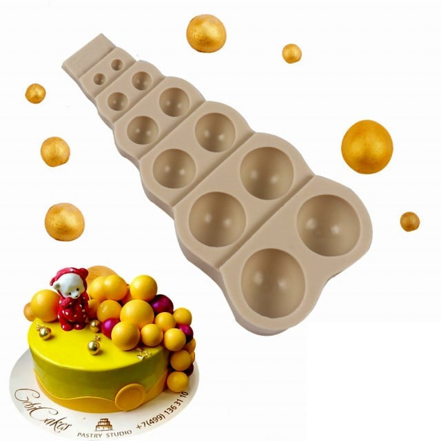 Sfere e Perle. Stampo in silicone