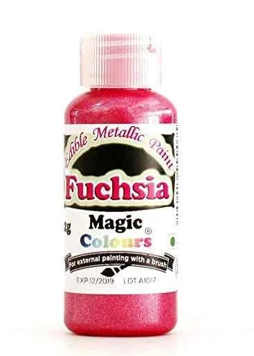 Rosa. Colorante Metallizzato per Pittura. Pink. Kosher e Gluten Free. Magic Colours