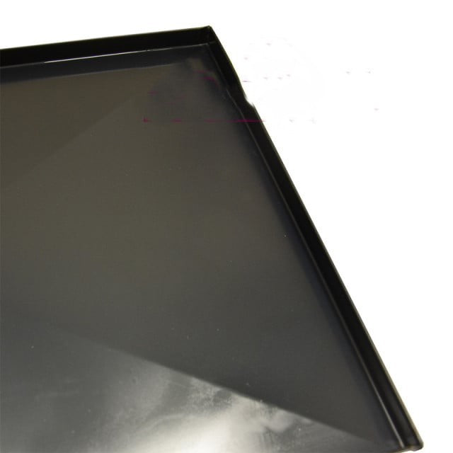 60 x 40 x 2 cm. Teglia in lamiera Ferro blu 8/10 artigianale per uso Alimentare