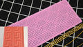 Tapis Relief 4 decori. Bordo Crostata di 146 cm. 4 Strisce in silicone