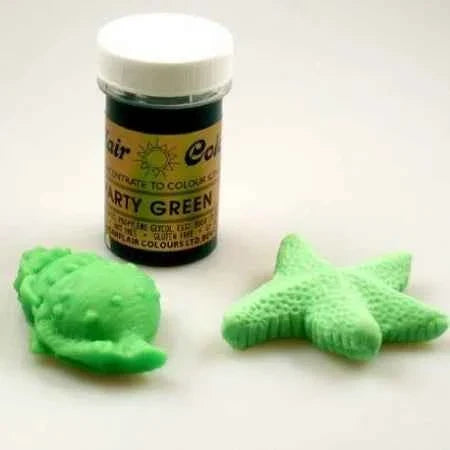 Verde Party. Linea Pastello. Colorante in Gel concentrato. Party Green. Sugarflair