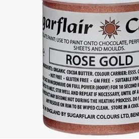 Oro Rosa. Colorante al Burro di Cacao per Cioccolato. 35 gr. Sugarflair