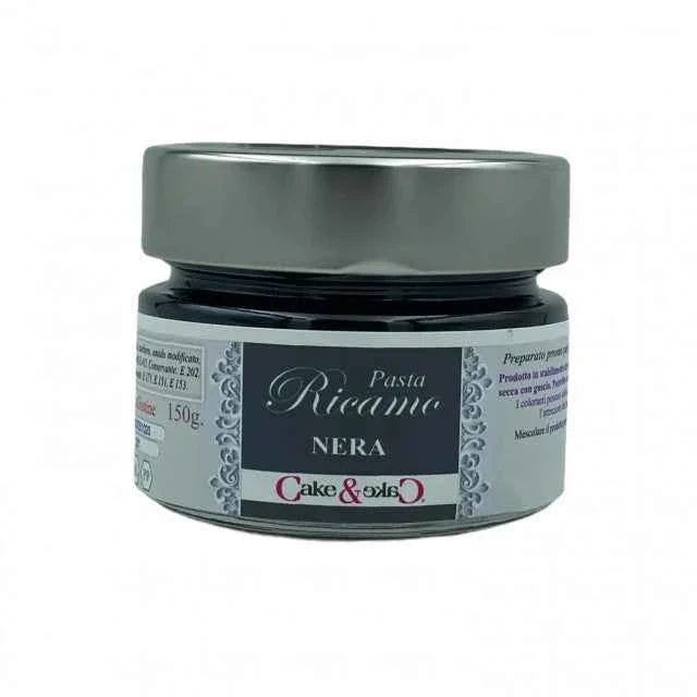 Pasta Sweet Lace Nera per Pizzi in Zucchero. 150 gr. Pasta Ricamo Cake e Cake