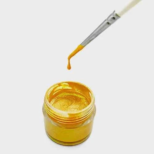 Oro. Colorante Metallizzato per Pittura. Gold. Kosher e Gluten Free. Magic Colours