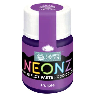Viola. Fluo NEONZ. Colorante alimentare in gel. Squires Kitchen