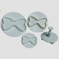 3 Fiocchi e Papillon. Grande Stampo Fiocco in Silicone