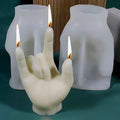 Mano con 3 dita in alto. Stampo in silicone anche per Candele - WORLD PRODUCTS SHOP