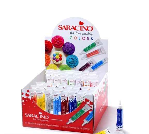 Saracino. Nuovi Coloranti in GEL. 20 gr. Senza glutine