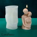 Uomo Donna abbracciati. Stampo stilizzato in silicone anche per Candele - WORLD PRODUCTS SHOP