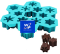 Fiocco di Neve in 12 forme. Stampo in silicone