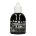 Super Nero 60 ml. Colorante liquido anche per Aerografo. Sugarflair