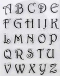 Lettere Alfabeto a Bandiera. Stampo in silicone