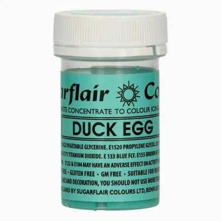 Tiffany. Linea Pastello. Colorante in Gel concentrato. Duck Egg. Sugarflair