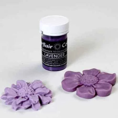 Viola Lavanda. Linea Pastello. Colorante in Gel concentrato. Lavender. Sugarflair