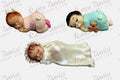 Neonato con Cuscino. Stampo in silicone.Karen Davies.