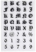 52 Lettere Alfabeto Gotico. Stampo Tagliapasta