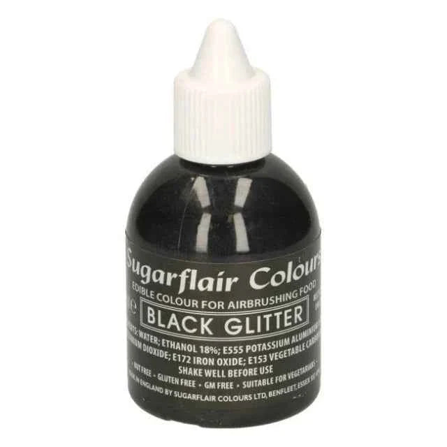 Nero Fluo  60 ml. Colorante liquido anche per Aerografo. Sugarflair
