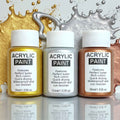 Coloranti Acrilici Metallici Set 3pz