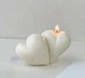 Doppio Cuore. Stampo stilizzato in silicone anche per Candele - WORLD PRODUCTS SHOP