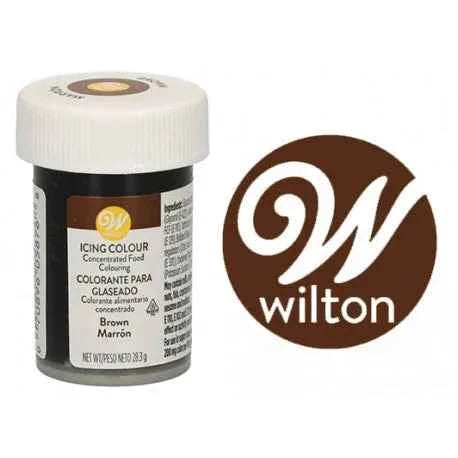Marrone. Gel Wilton. Nuova Produzione Gel Icing Color 28 gr