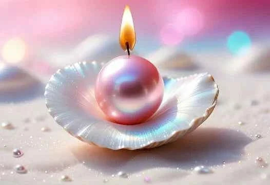 Smalti Madreperla perlescenti per pittura su Candele. Coloranti a base acqua.