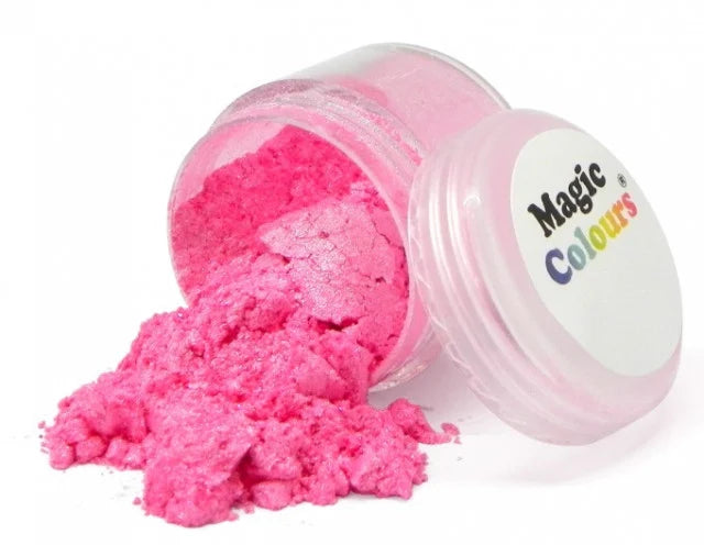 Rosa con effetti Metallici molto Luminosi e Scintillanti. Colorante Lipo in polvere. Sparkle Lustre Magic Colour