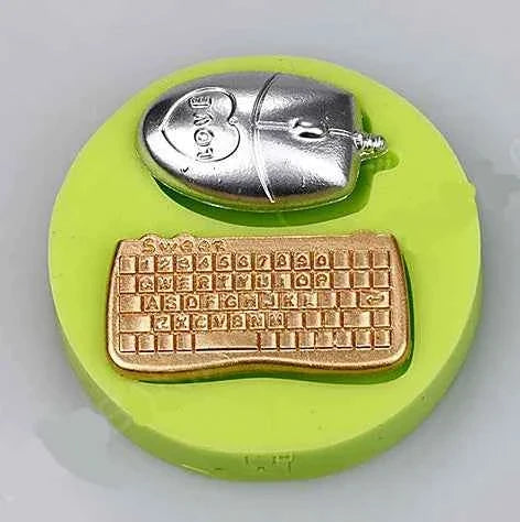 Tastiera Computer e Mouse. Stampo in silicone