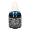 Blu Scuro 60 ml. Dark Blue. Colorante liquido anche per Aerografo. Sugarflair