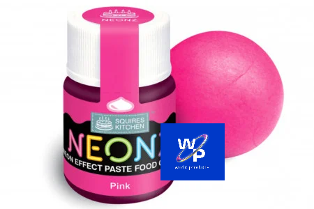Rosa. Fluo NEONZ. Colorante alimentare in gel. Squires Kitchen