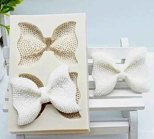 2 Fiocchi decorati. Stampo Fiocco in silicone