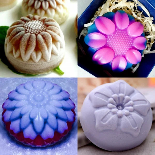 Fiori. Grande stampo in silicone con 6 forme - WORLD PRODUCTS SHOP