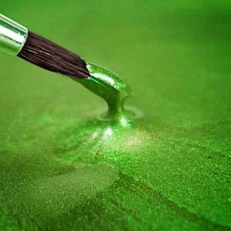 Verde Metallizzato. Colorante in gel. Rainbow Dust