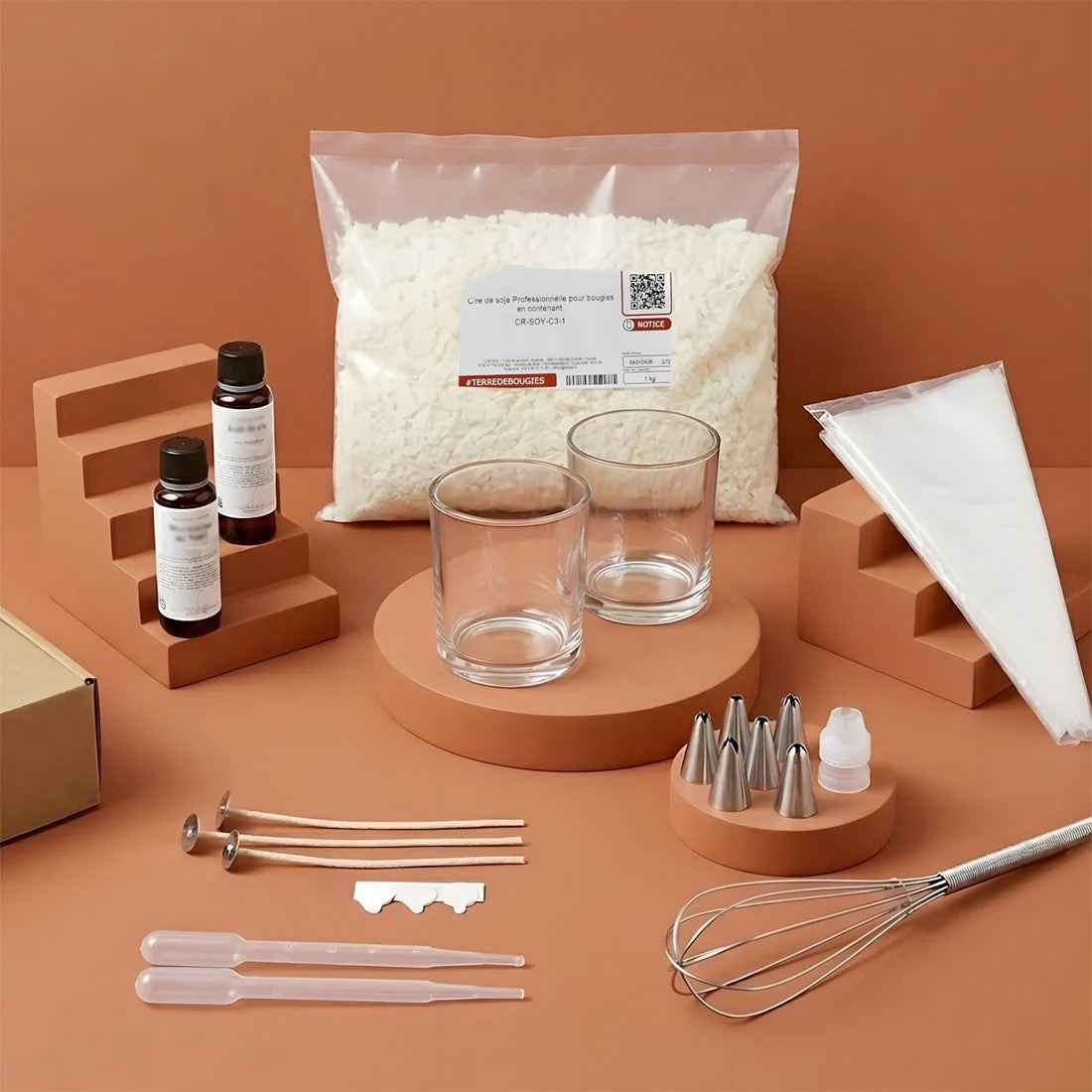 Kit per candele - La mia prima chantilly di cera