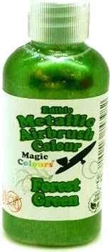 Verde Bosco 55 ml. Colorante liquido Metallizzato anche per Aerografo. Forrest Green Magic Colours