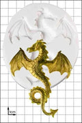 Farfalle volanti con Ali Lilla e bordi Neri. Sagoma Cake Topper