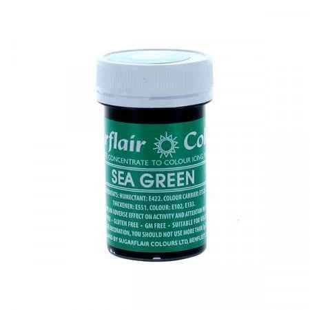 Verde Mare. Linea Pastello. Colorante in Gel concentrato. Sea Green. Sugarflair