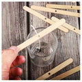 Set di 5 supporti per Stoppini in legno per Candele