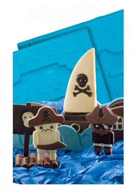 Vascello Pirati Stampo in Silicone componibile.