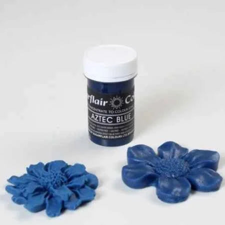 Blu Azteco. Linea Pastello. Colorante in Gel concentrato.Sugarflair
