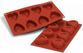 8 Grandi Cuori Passion. Stampo in silicone