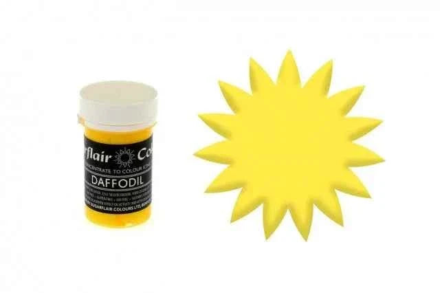 Giallo Narciso. Linea Pastello. Colorante in Gel concentrato. Daffodil. Sugarflair
