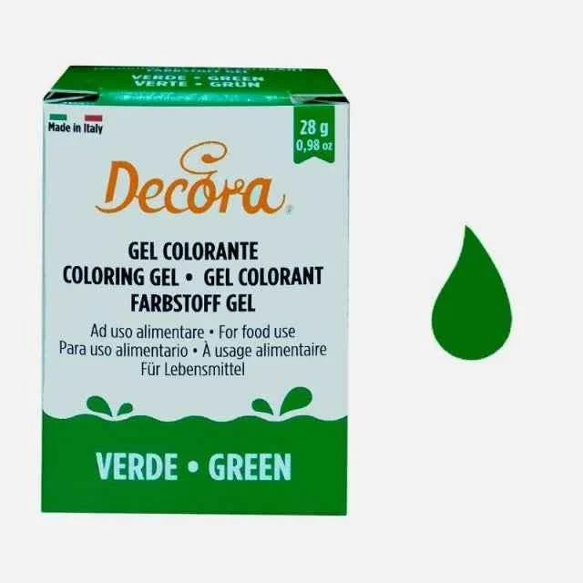 VERDE Gel 28 g. Nuovi Coloranti Alimentari. Decora.